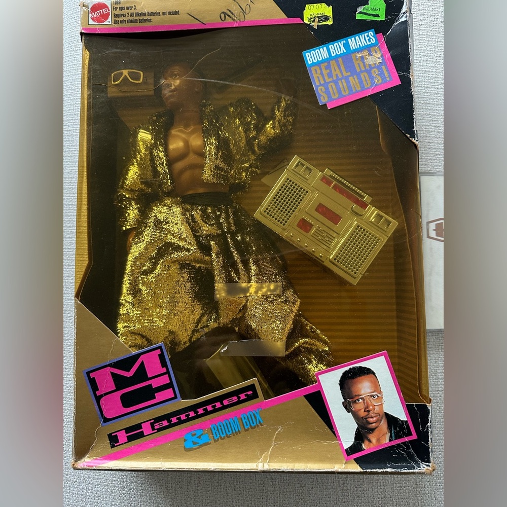 Mattel Vintage MC Hammer Doll and CD